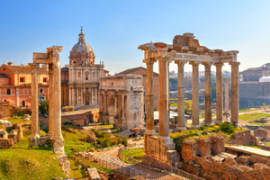 Passeio em Roma Antiga com Coliseu